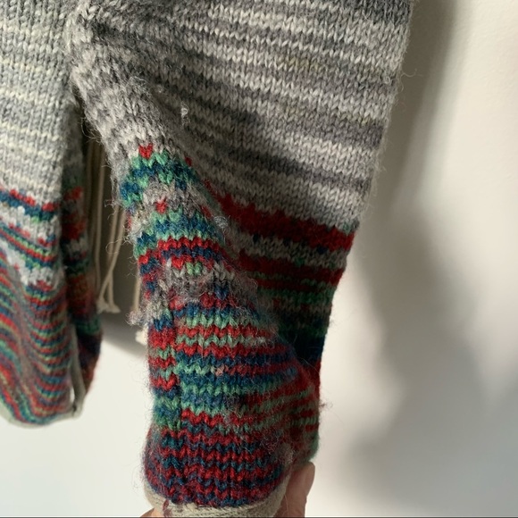 Laundromat Handmade in Nepal 100% Wool Zip Hoodie - Picture 12 of 16